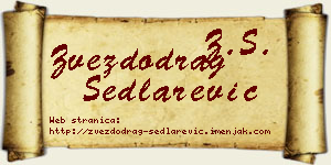 Zvezdodrag Sedlarević vizit kartica